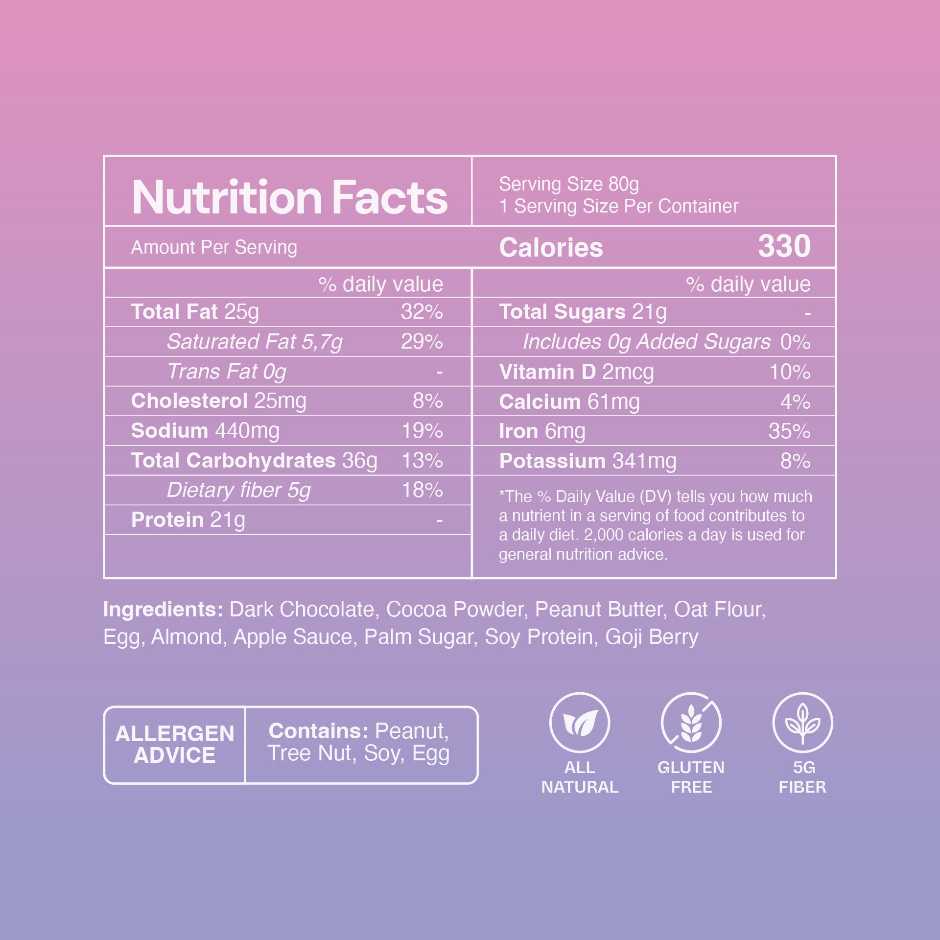 Brownie & Goji Berries