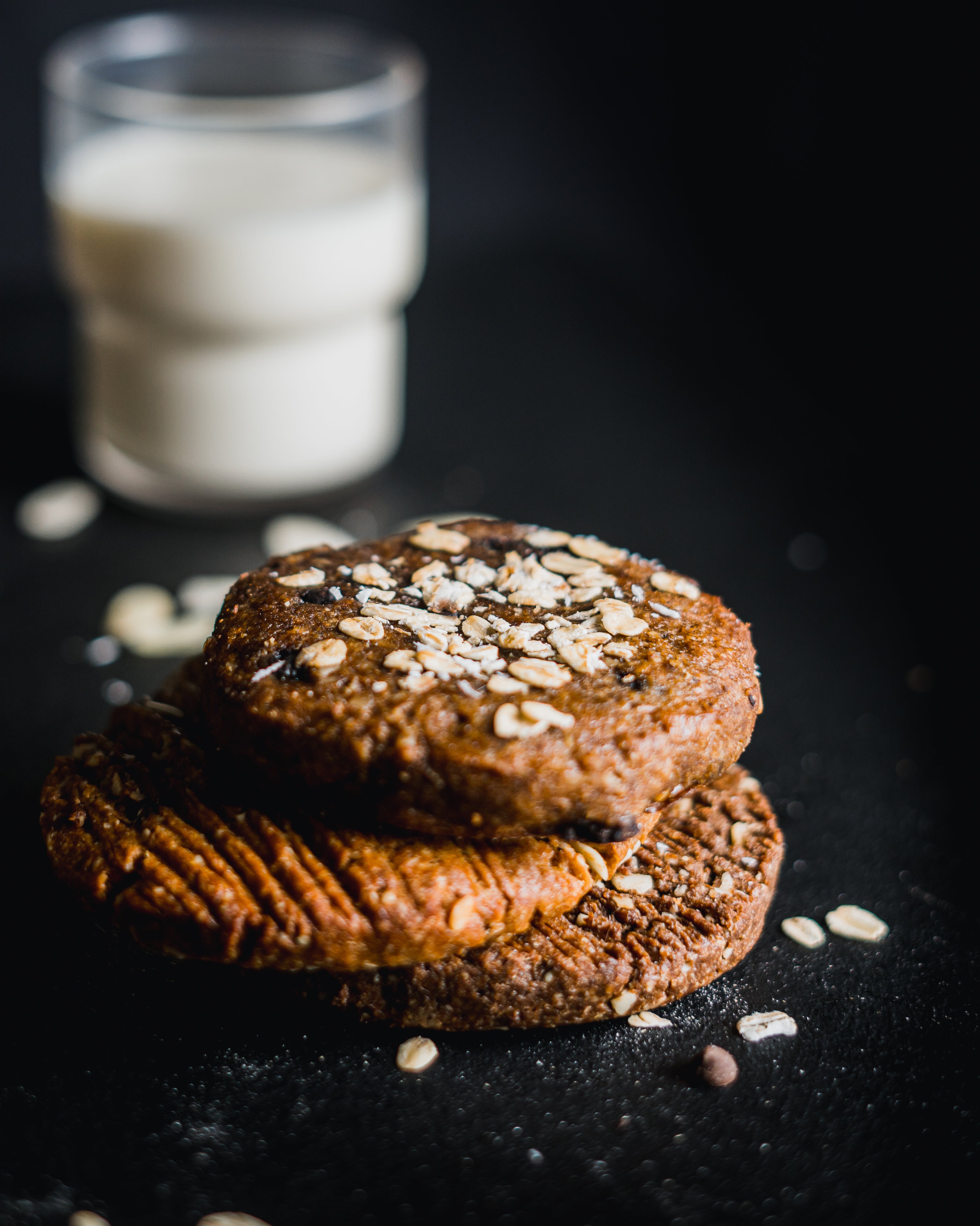 VEGAN Banana & Oats Cookies